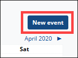New Event Button