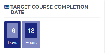 Target Course Completion Date